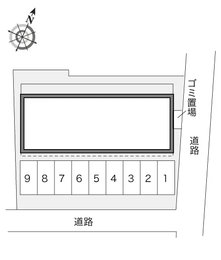 ★手数料０円★岡崎市昭和町　月極駐車場（LP）